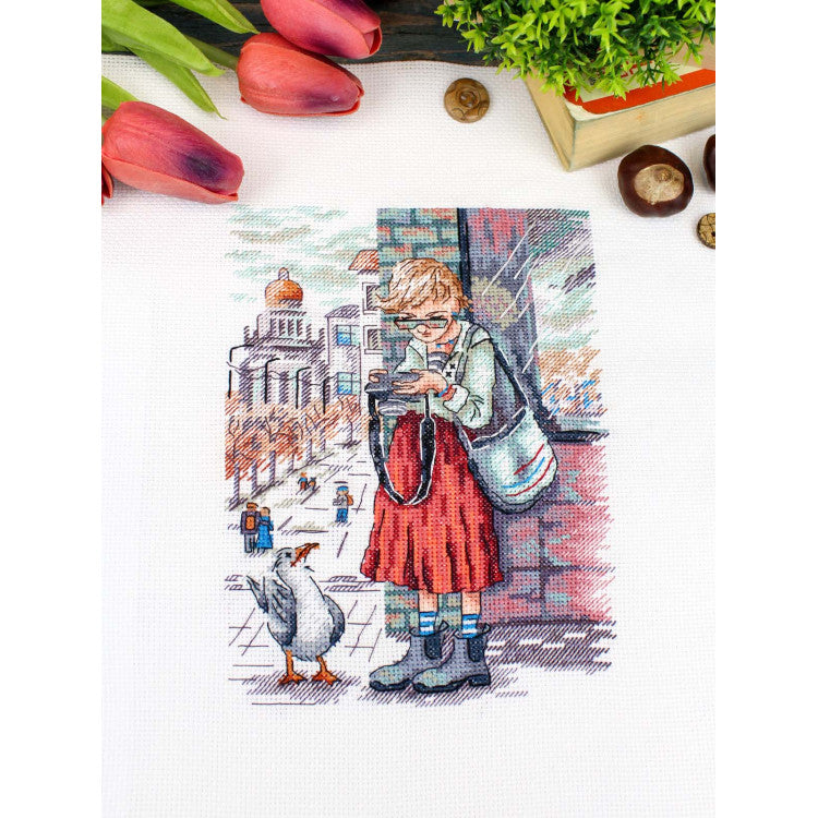 Kit de point de croix Une bonne photo – MP Studia SNV-959