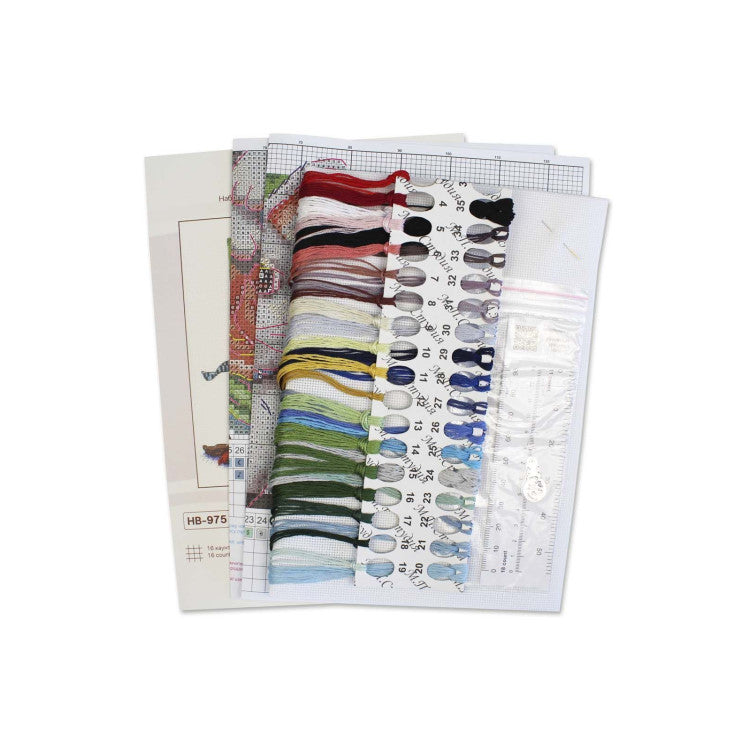 Kit de punto de cruz Tiempo de los milagros – MP Studia SNV-975