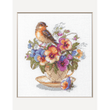 Kit de punto de cruz Aine Collection SRA1025 – “Tea Blossom”