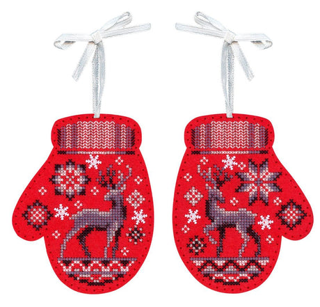MP Studia ST-1201 Mittens with Deer. Set of 2