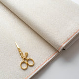 Textura de la tela Aida con brillo para bordado en punto de cruz