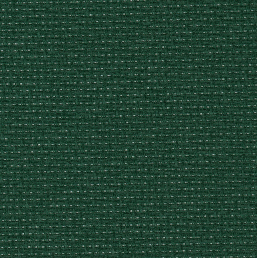 Tela Binca Zweigart 8 ct color Forest Green 1006/647 algodón verde oscuro para punto de cruz y bordado