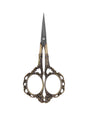 Tijera de bordar decorativa 11 cm oro viejo Cose 857309