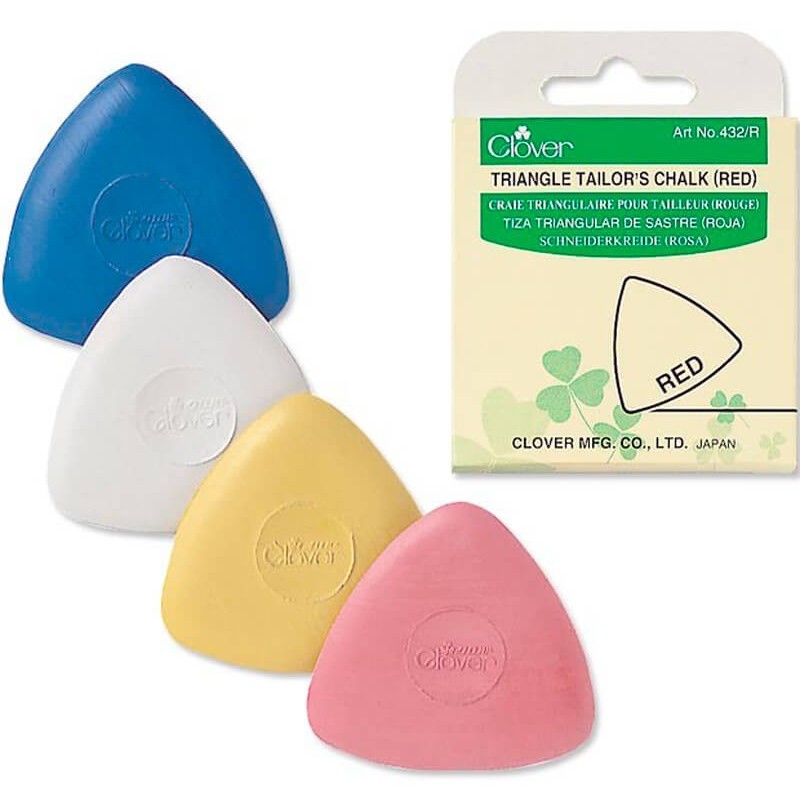 Clover Triangular Tailor's Chalk: Precision and Versatility for your Sewing Projects