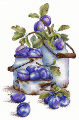 Cross stitch kit "Garden Plums" SNV-877 MP Studia