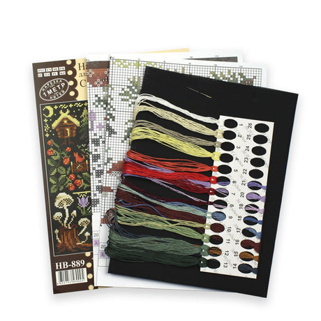 Cross Stitch Kit "Sample. Mysterious Forest" SNV-889 MP Studia