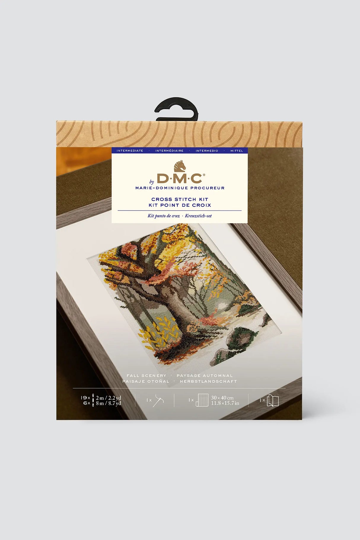 DMC "Autumn Landscape" cross stitch kit by Marie-Dominique Procureur