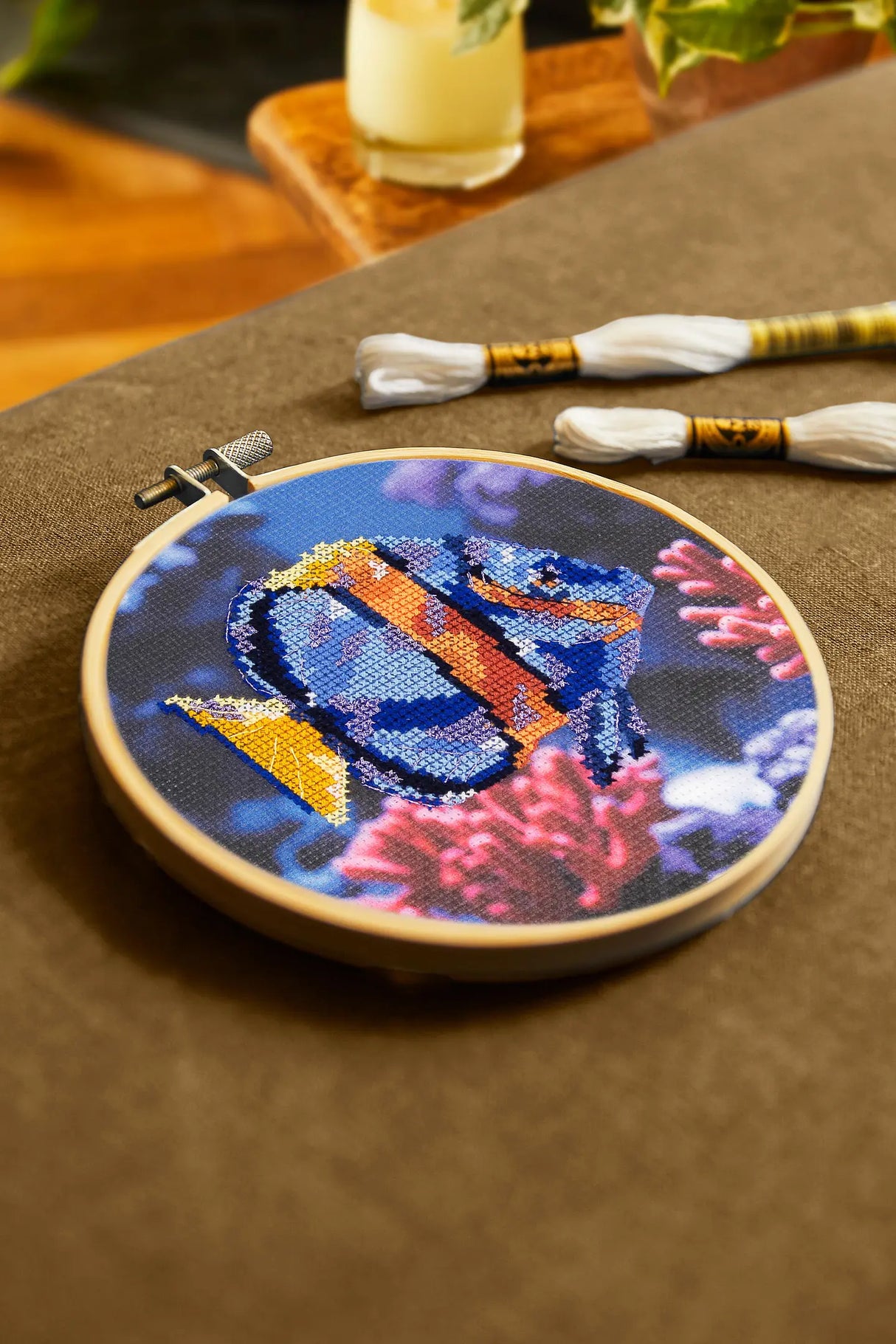 DMC Joanna Hateley "Tropical Fish" Cross Stitch Kit