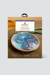 DMC cross stitch kit "Octopus" by Joanna Hateley