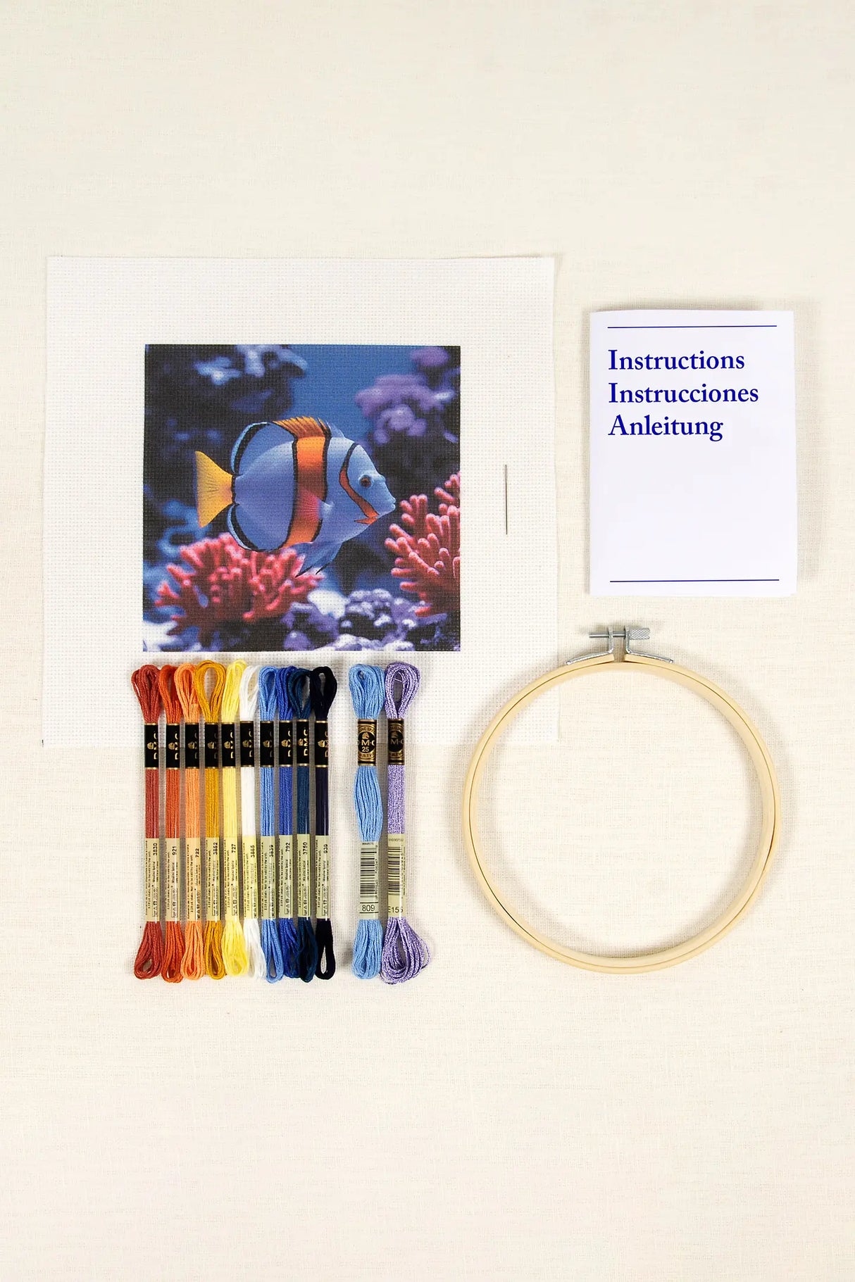 DMC Joanna Hateley "Tropical Fish" Cross Stitch Kit