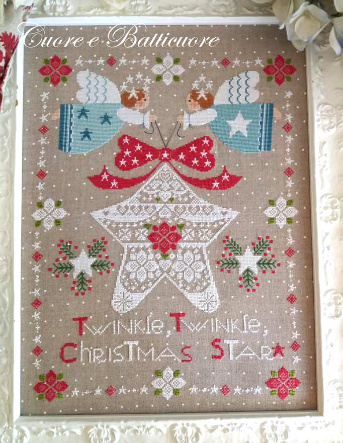 Twinkle, Twinkle, Christmas Star - Cuore e Batticuore - Cross Stitch Chart