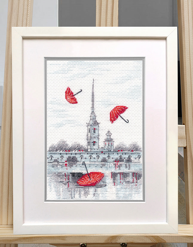Vista adicional de Kit de punto de cruz Oven S1628 – Sketches / 6 10x15 cm