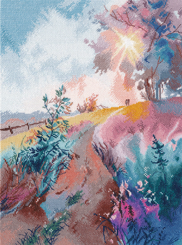 Vista adicional de Kit de punto de cruz Oven S1643 – Riot of Colors () 24x35 cm