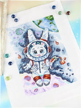 Cross Stitch Kit "Moon Hare" SM-772 by MP Studio