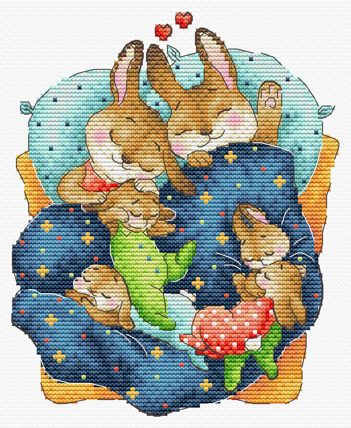 Cross stitch kit "Bunny dreams" SM-769 MP Studia