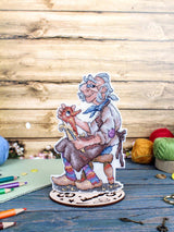 Kit de punto de cruz Papa Carlo SR-1177 MP Studia | Kit plástico 14 ct