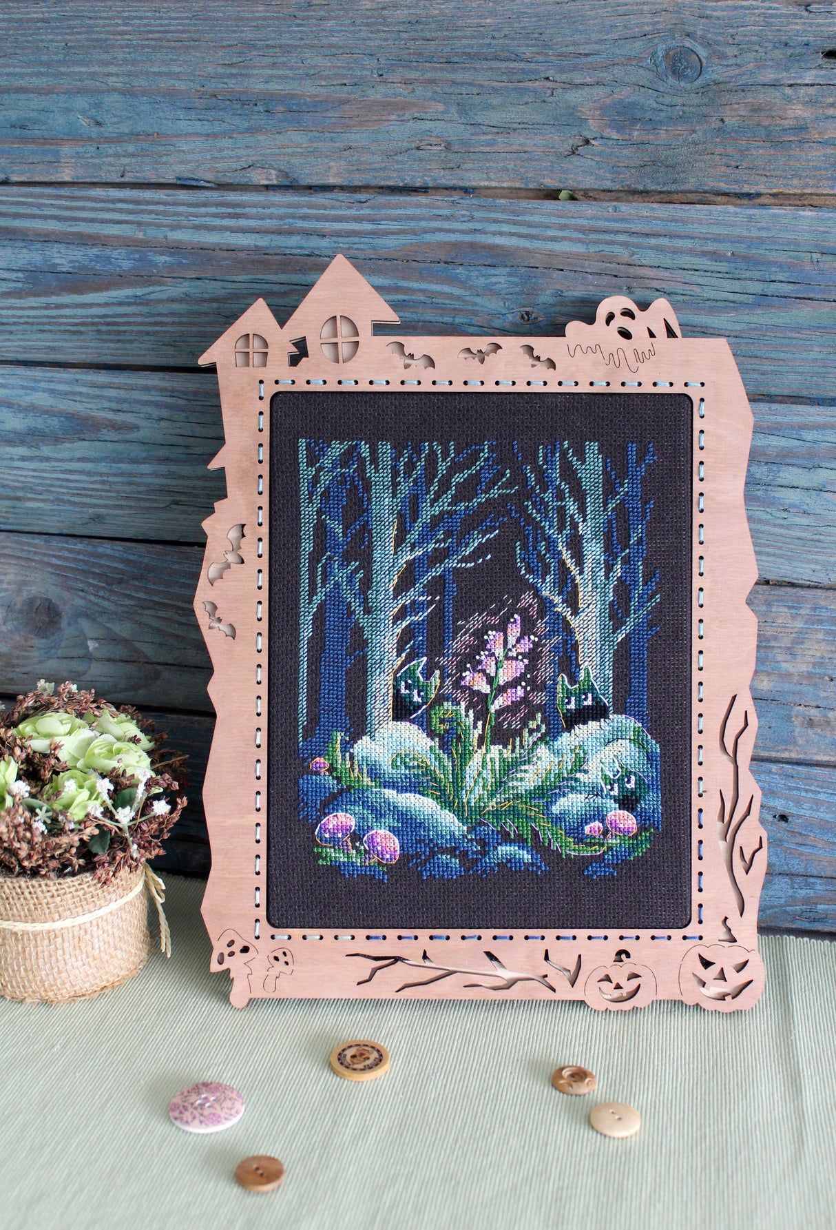 Cross Stitch Kit "Fern Blossom" SM-662 by MP Studia