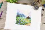 Cross Stitch Kit "Landscape with Chicory" MP Studia SM-1234 – Floral Field