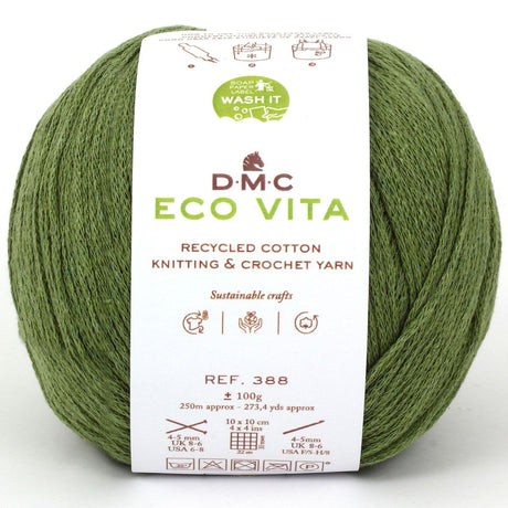 DMC Eco Vita - Fil de coton recyclé dans des tons naturels