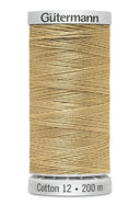 Gütermann Cotton 12 - Fil de coton Sulky pour broderie machine 200m