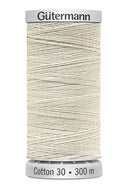 Gütermann Cotton 30 300 m - Fil de coton Sulky pour broderie machine