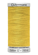 Gütermann Cotton 12 - Fil de coton Sulky pour broderie machine 200m