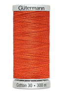 Gütermann Cotton 30 300 m - Fil de coton Sulky pour broderie machine