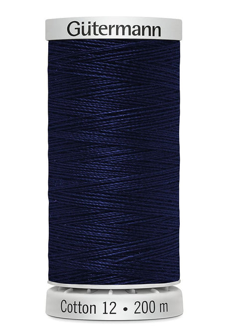 Gütermann Cotton 12 - Sulky Cotton Thread for Machine Embroidery 200m