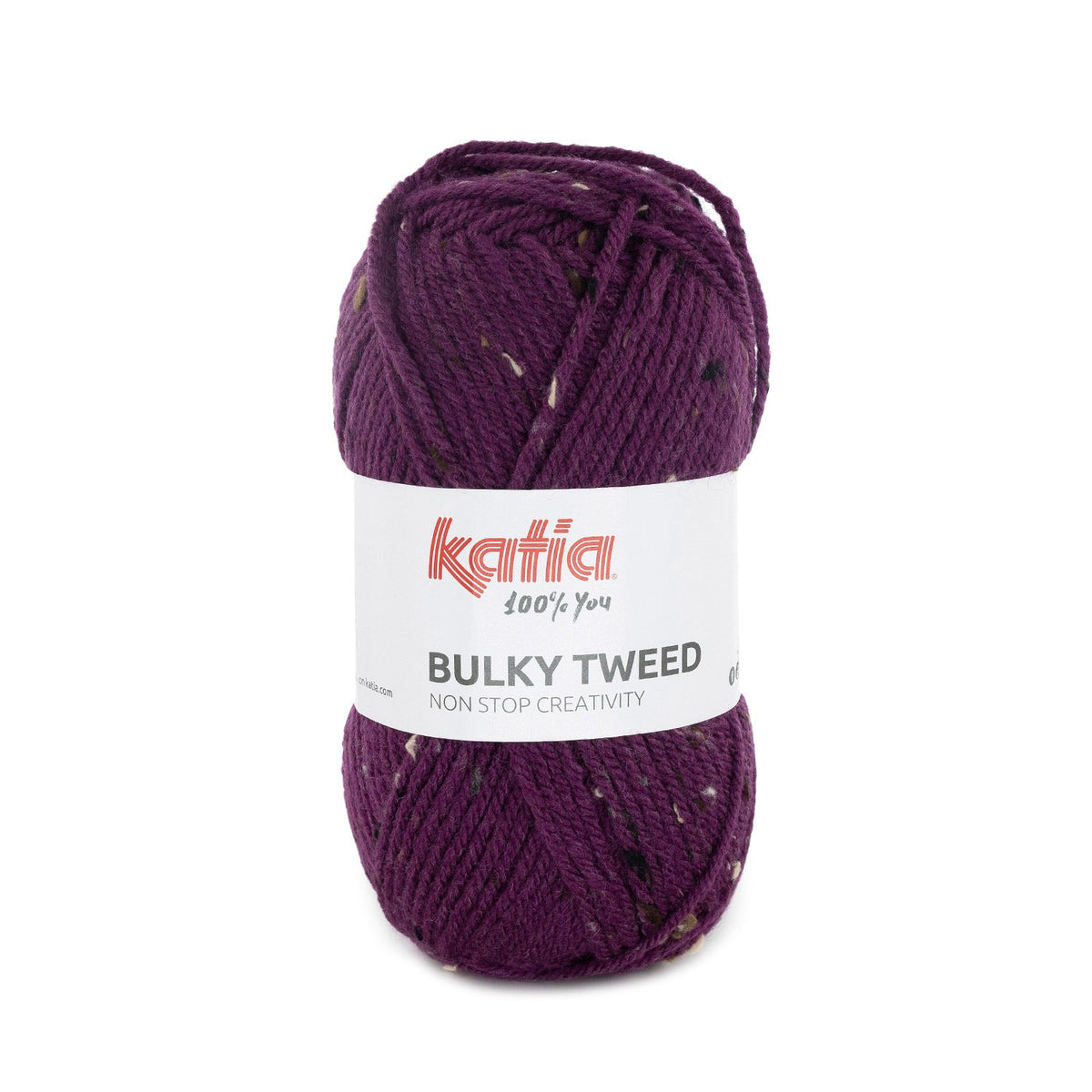 Katia BULKY TWEED - Grober Wollgarn mit bunten Nestern