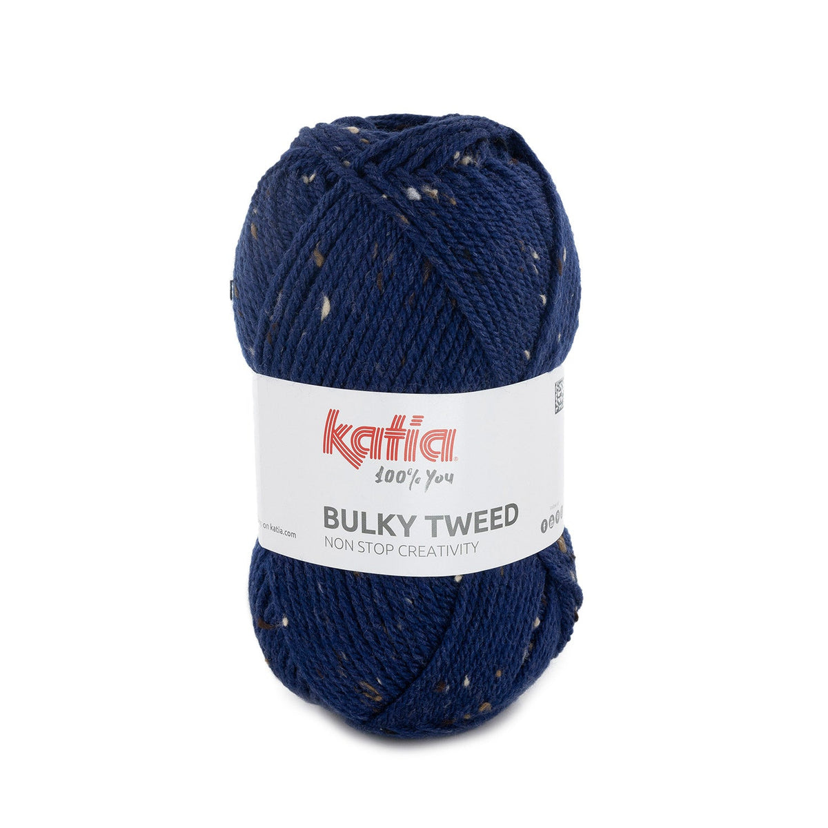 Katia BULKY TWEED - Grober Wollgarn mit bunten Nestern