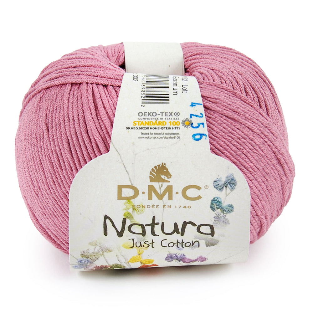 Natura Just Cotton DMC Thread - 100% Cotton, Variety of Colors for Your Summer Creations