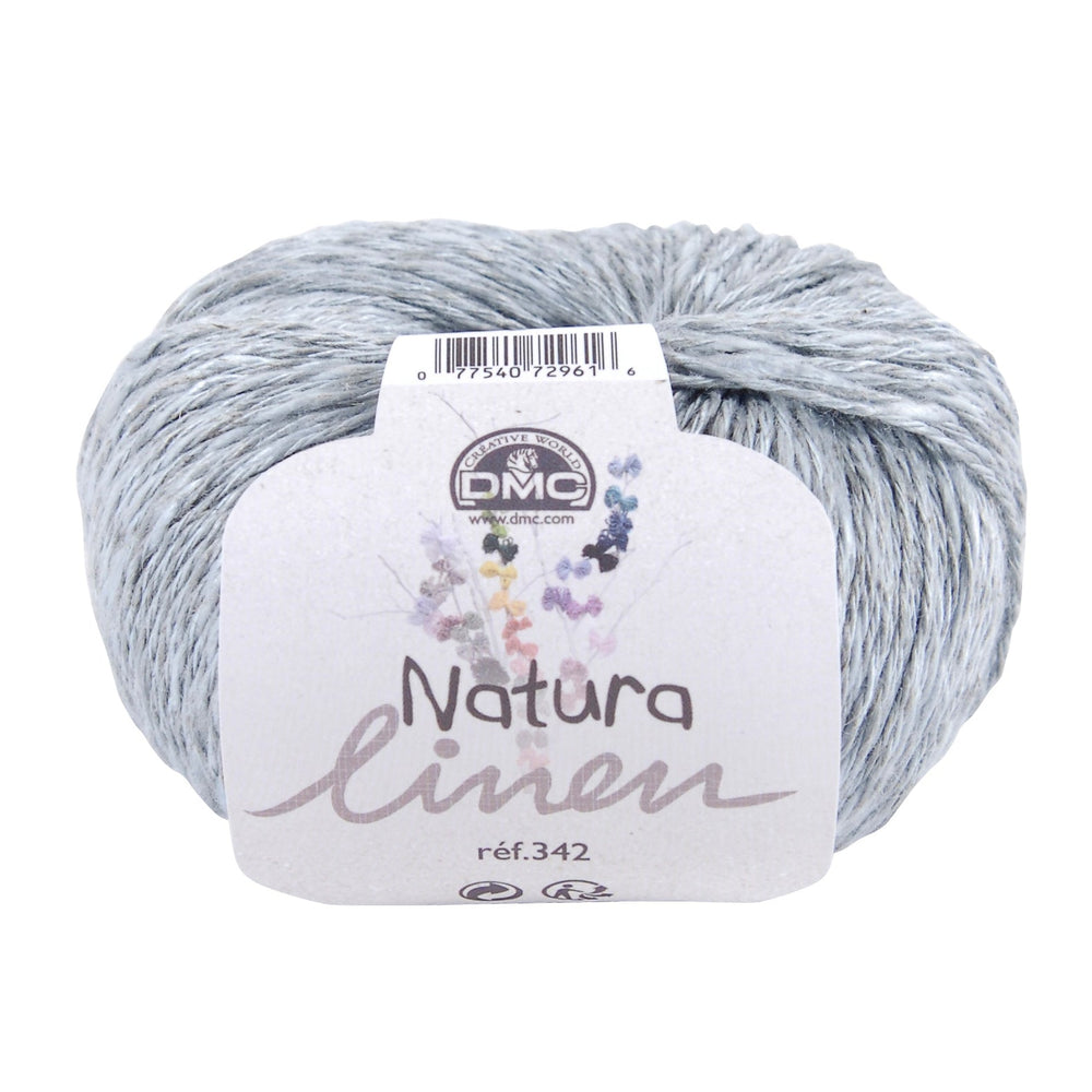 Hilo DMC Natura Linen - Mezcla de Lino, Algodón y Viscosa con Aspecto Rústico y Texturas Únicas, 12 Colores Inspirados en la Naturalidad