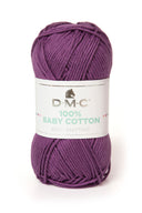 DMC 100% Baby Cotton - Hilo Suave y Seguro para Prendas de Primavera/Verano