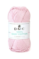 DMC 100% Baby Cotton - Hilo Suave y Seguro para Prendas de Primavera/Verano