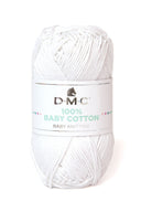 DMC 100% Baby Cotton - Hilo Suave y Seguro para Prendas de Primavera/Verano
