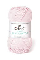 DMC 100% Baby Cotton - Hilo Suave y Seguro para Prendas de Primavera/Verano