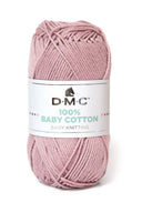 DMC 100% Baby Cotton - Hilo Suave y Seguro para Prendas de Primavera/Verano
