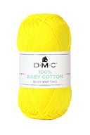 DMC 100% Baby Cotton - Hilo Suave y Seguro para Prendas de Primavera/Verano