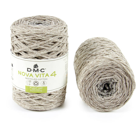 DMC Nova Vita 4 Multicolore - Fil de coton recyclé pour tricot et macramé