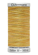 Gütermann Cotton 30 300 m - Fil de coton Sulky pour broderie machine