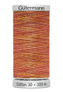 Gütermann Cotton 30 300 m - Fil de coton Sulky pour broderie machine