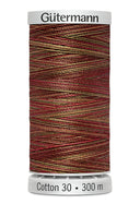Gütermann Cotton 30 300 m - Fil de coton Sulky pour broderie machine