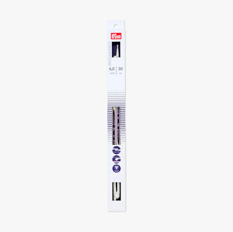 Prym 30cm Ergonomic Knitting Needles with Click Heads to Work with Comfort and Precision