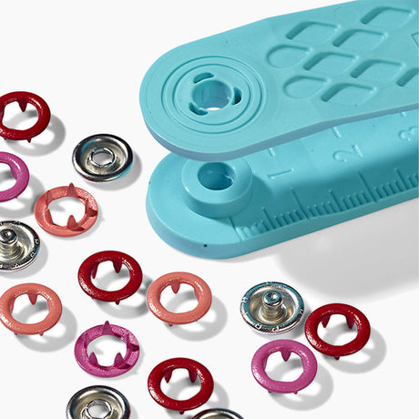 Kit de Botones de Presión Jersey 8 mm de Prym Love - Ideal para Ropa de Bebés y Niños