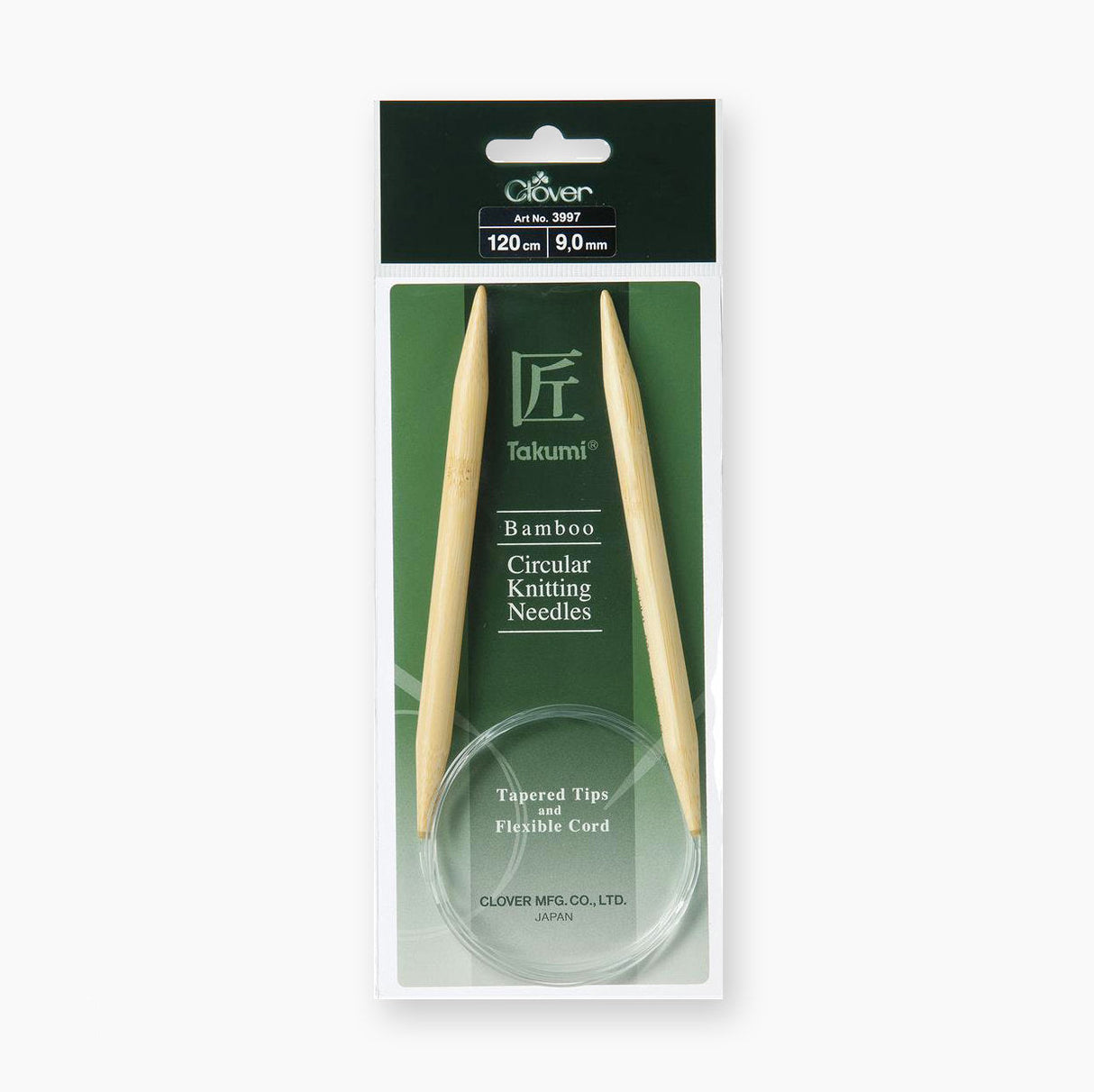 Takumi Clover Bamboo Circular Needles - 120 cm for Perfect Knitting