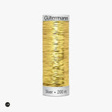 Silver 200 m - Gütermann Metallic Effect Thread