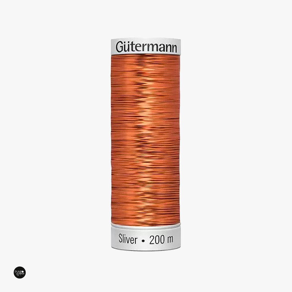 Silver 200 m - Gütermann Metallic Effect Thread