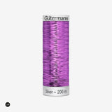 Silver 200 m - Gütermann Metallic Effect Thread