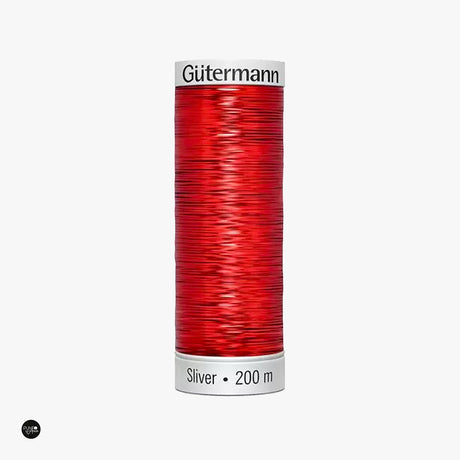 Silver 200 m - Gütermann Metallic Effect Thread