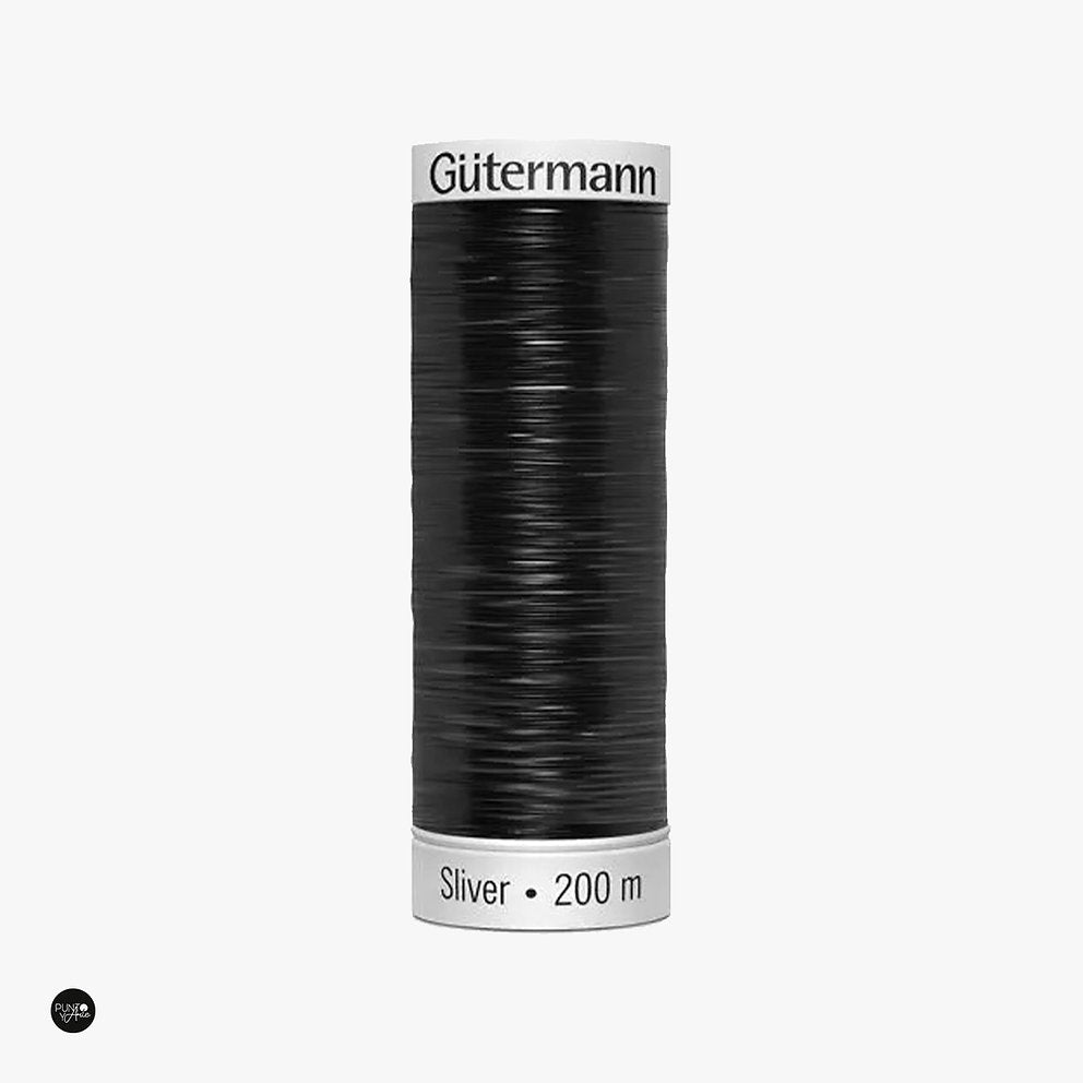 Silver 200 m - Gütermann Metallic Effect Thread